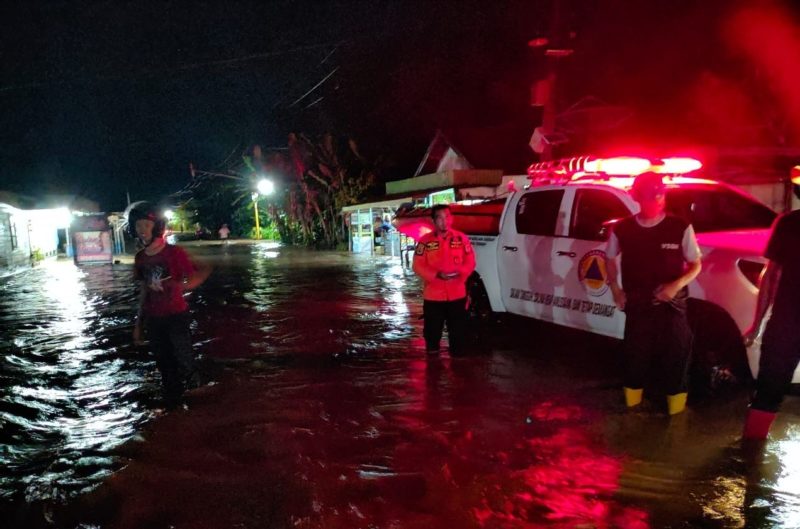 Banjir yang menggenangi sejumlah daerah di Kabupaten Hulu Sungai Tengah (HST) Mulai Susut