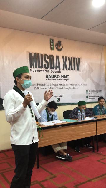 Abdul Halim menjadi nahkoda baru Badko HMI Kalimantan Selatan dan Tengah (KalSel-Teng). 