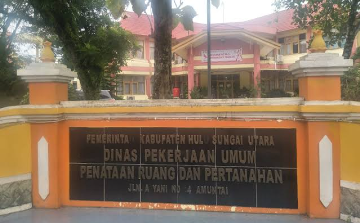 Kantor Dinas Pekerjaan Umum Penataan Ruang dan Pertanahan (PUPR) Kab HSU