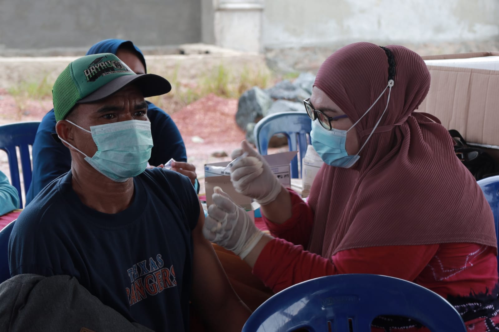 Peringatan Hari Keadilan Sosial Menggelar Gelar Vaksinasi Covid-19.