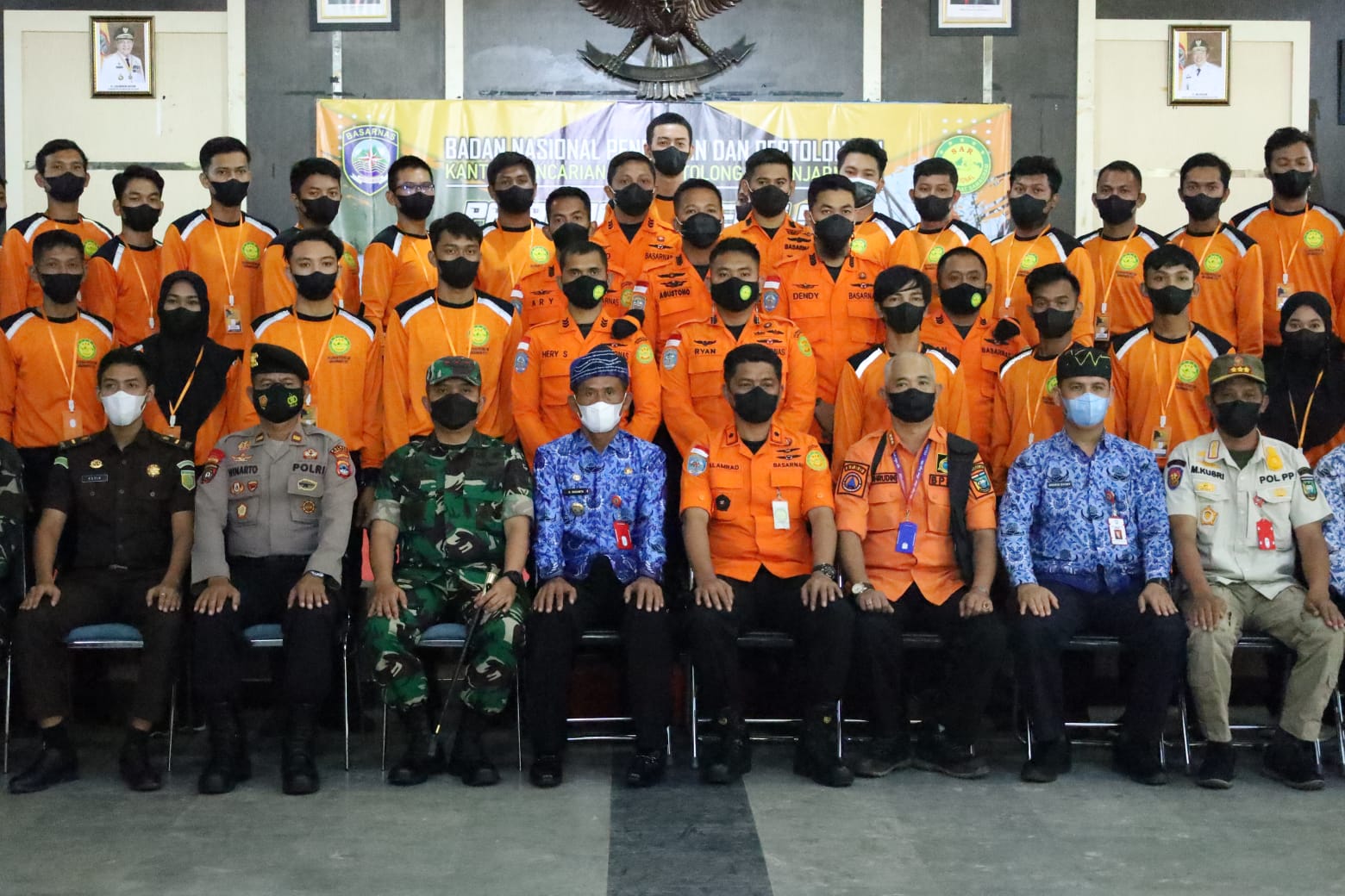 Bupati Tanah Laut, HM Sukamta Mendukung Pelatihan Potensi SAR oleh Basarnas di Tala.