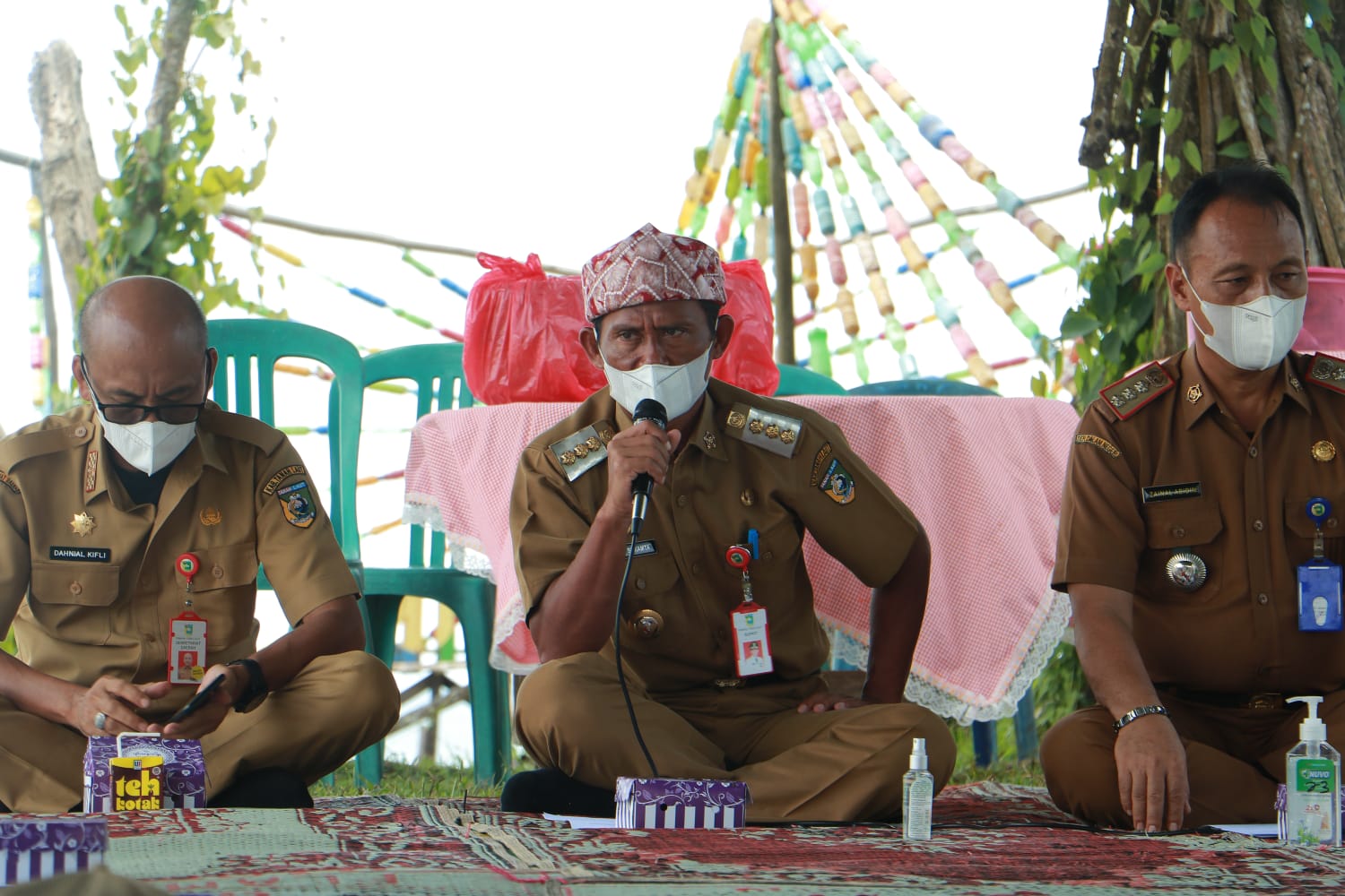Bupati Tanah Laut HM Sukamta, saat pimpinan Rakor Camat.