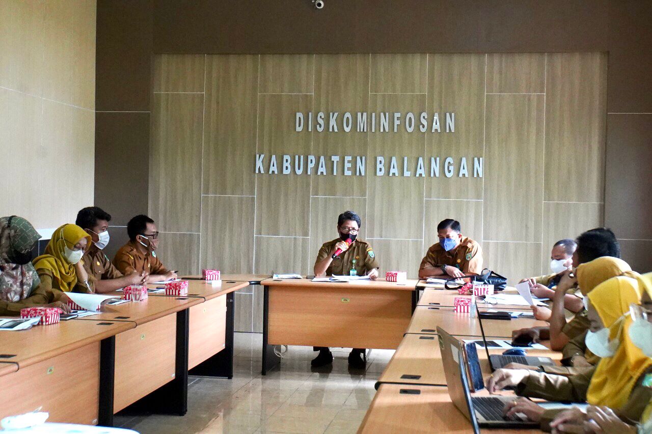 Bappedalitbang Kabupaten Balangan menggelar sosialisasi penjaringan inovasi daerah tahun 2022 di aula diskominfo Balangan Senin (07/02/2022).