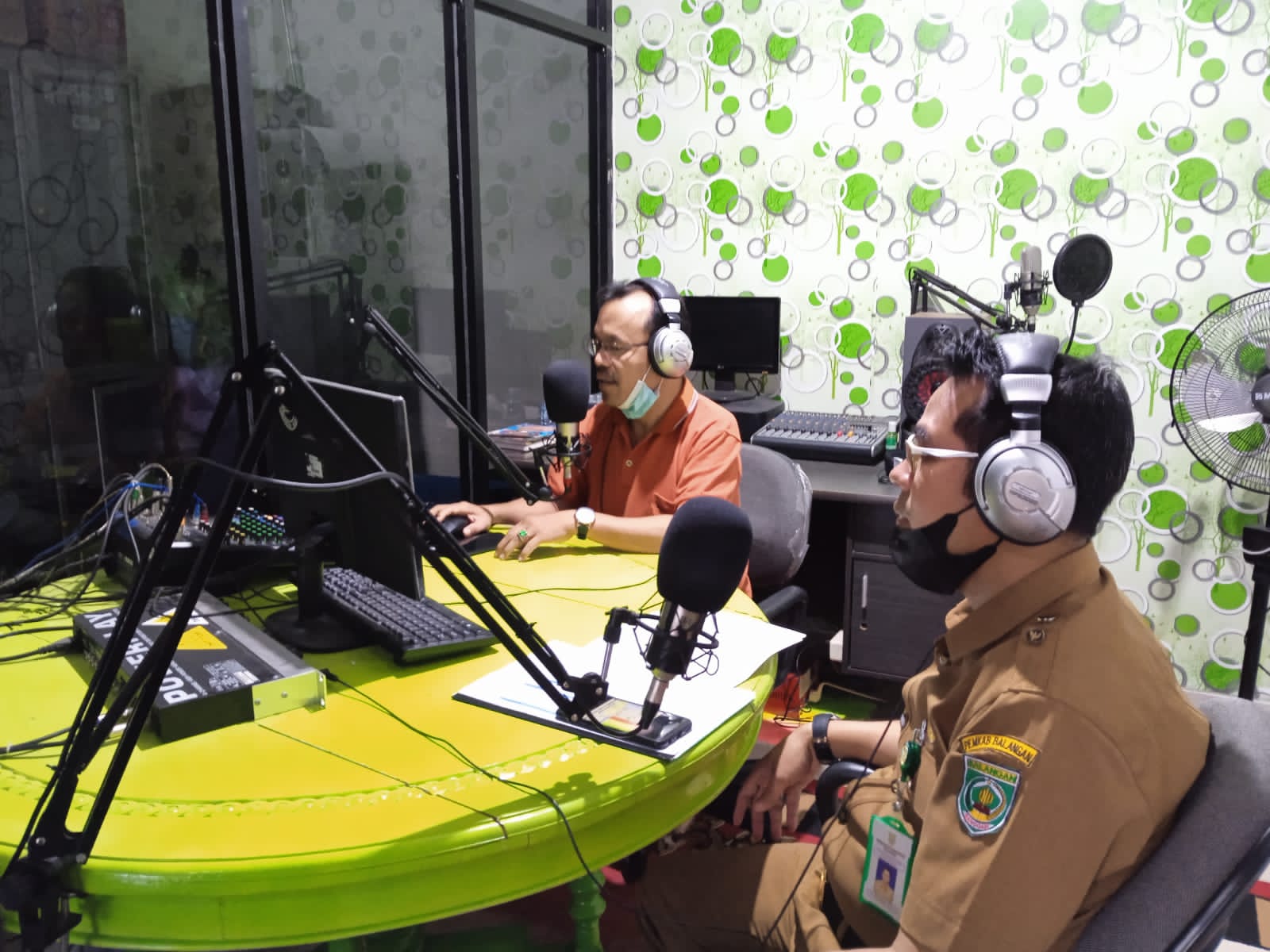 Isi Talkshow BPBD Balangan Sampaikan Program
