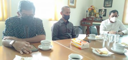 Diskominfo Balangan Datangi PWI Kalsel.