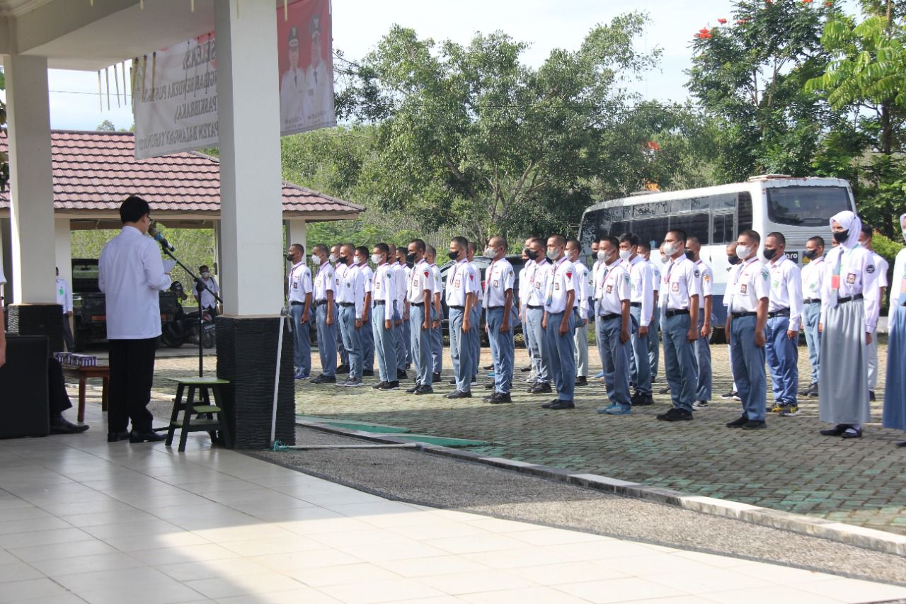 74 Putra-Putri Terbaik Kabupaten Balangan Ikuti Seleksi Paskibraka Tingkat Kabupaten.