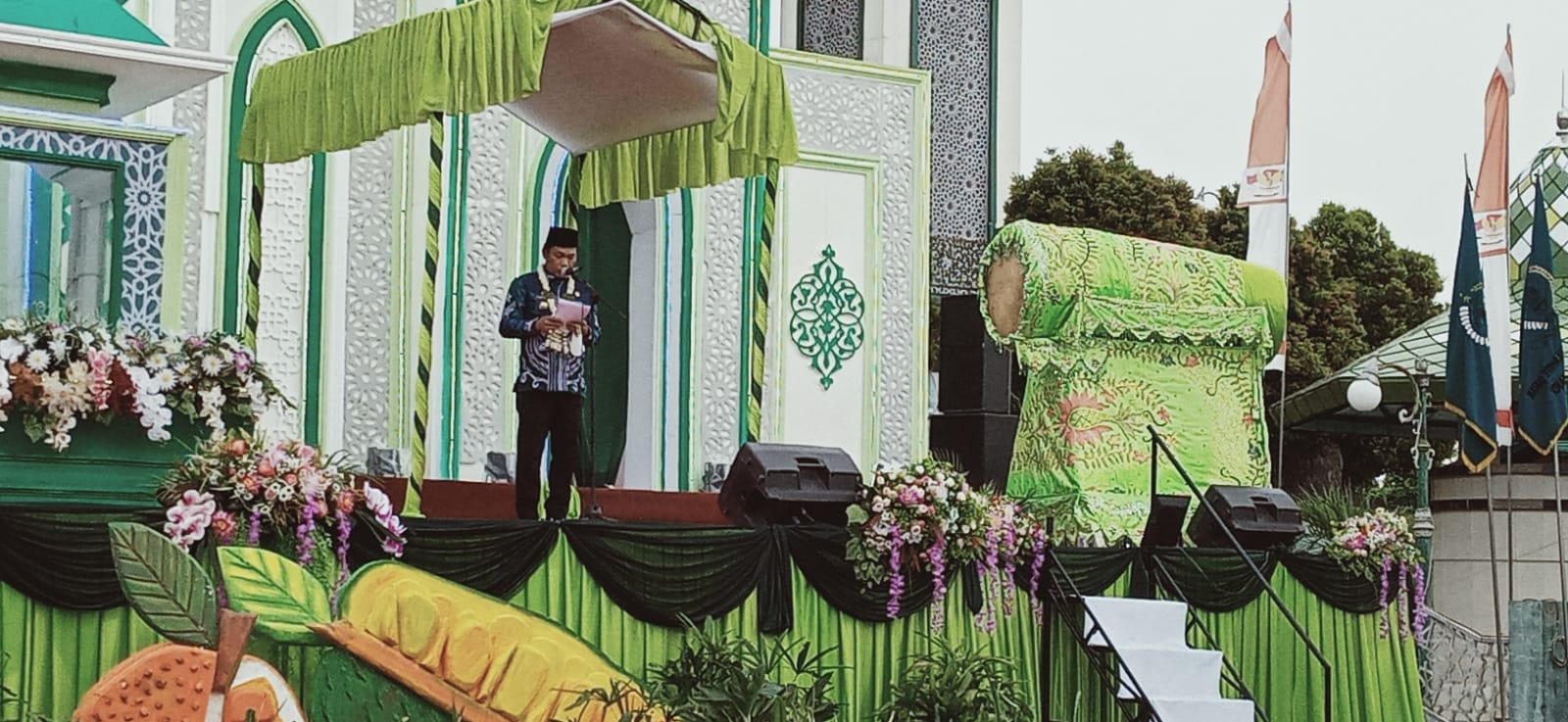 Bupati Balangan H Abdul Hadi membuka Musabaqah Tilawatil Qur’an di Balangan