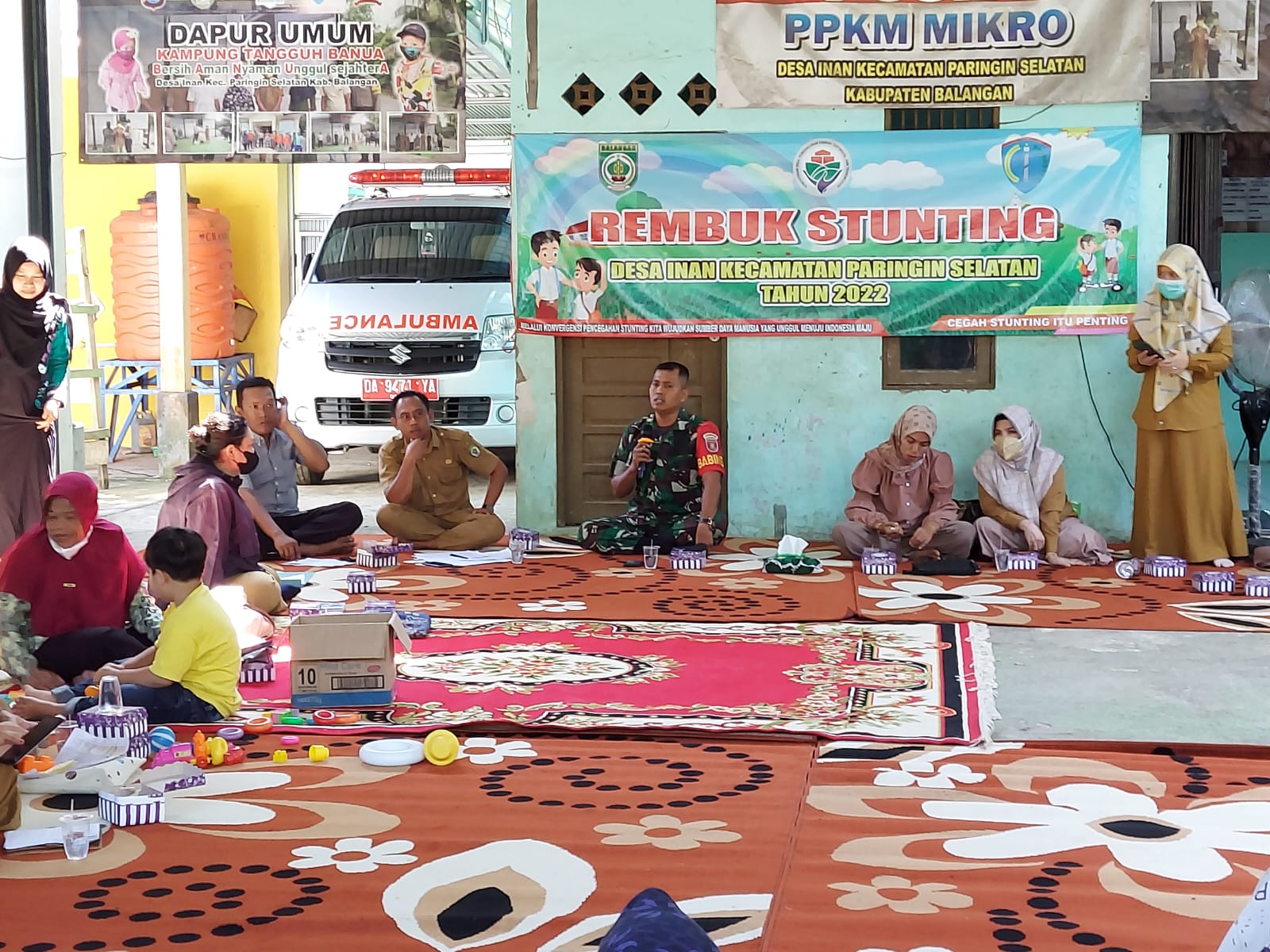 Babinsa koramil 1001-02/Paringin Sosialisasikan Bahaya Stunting.