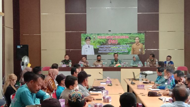 DKP3 Gelar FGD dengan Petani Porang Balangan