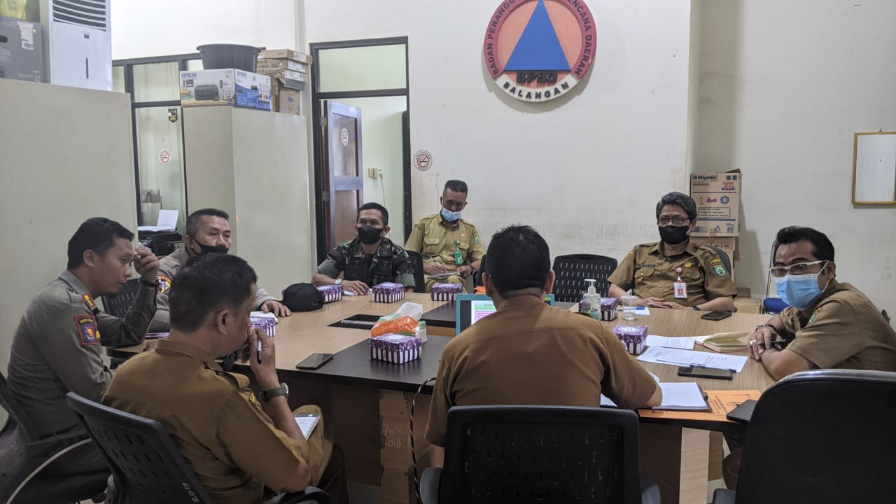 BPBD Balangan gelar rapat karhutla