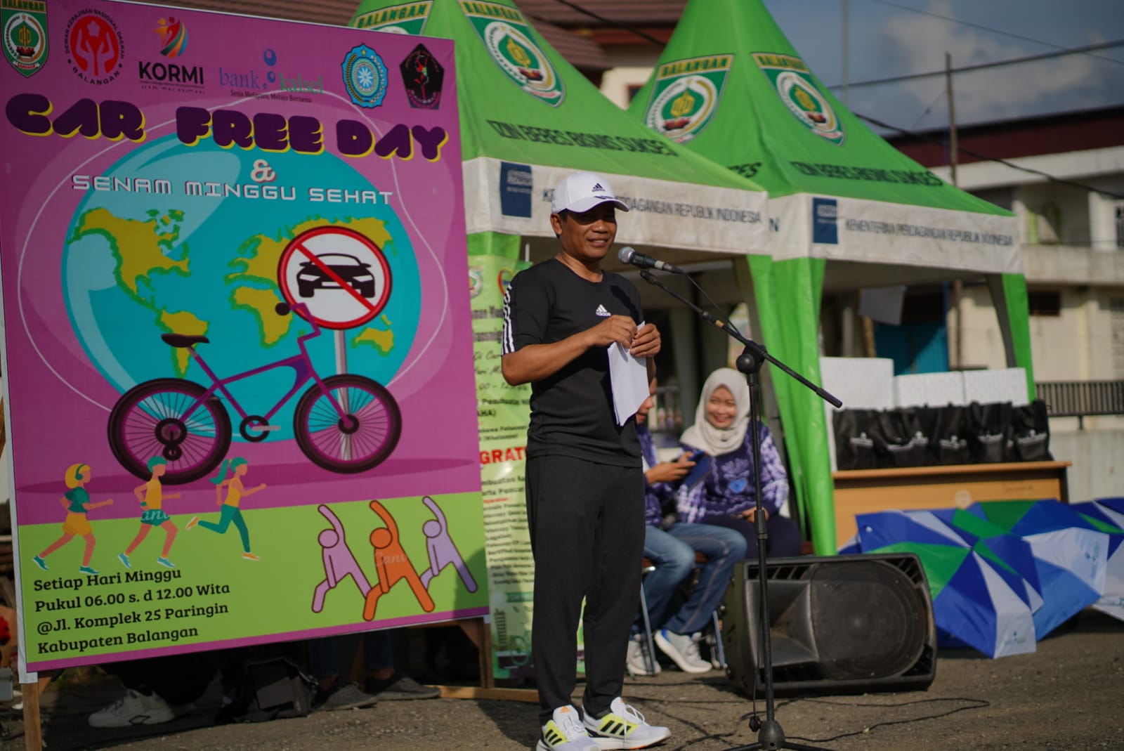 H Abdul Hadi Launching Car Free Day.