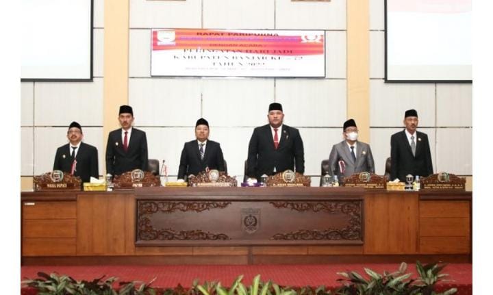 Rapat Paripurna Istimewa Harjad Ke-72 Kabupaten Banjar.