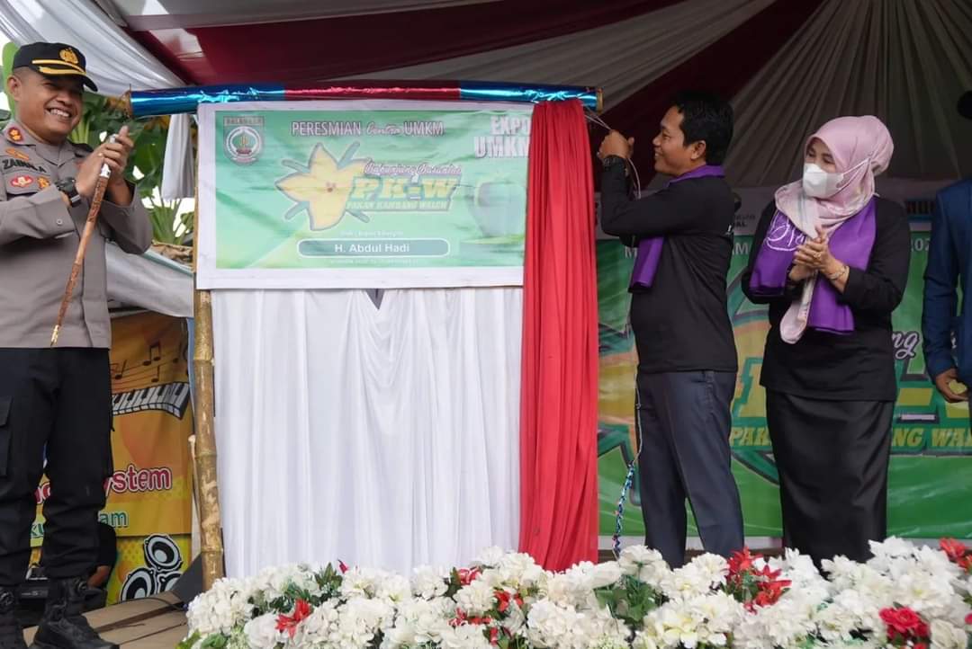 Resmi Eks Pasar Utama di Jadikan Sentral Penjualan Prodak UMKM Kecamatan Juai.