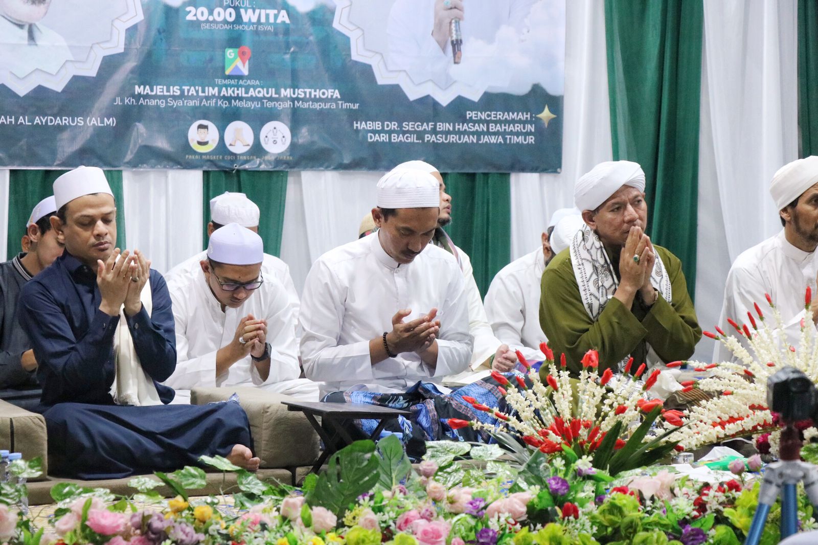 Bupati dan Wabup Banjar Hadiri Maulid Nabi Muhammad di Majelis Ta'lim Akhlaqul Musthofa.
