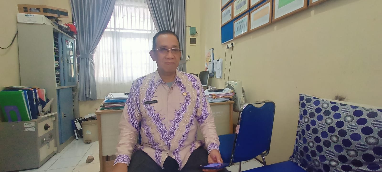 Antonius Jaka Kepala Bidang Pencegahan dan Pengendalian Penyakit Dinkes Tala.