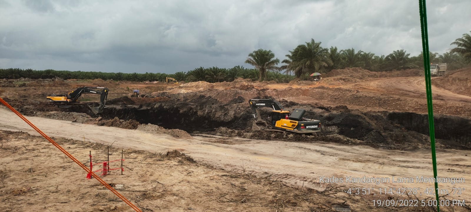 Aktivitas Tambang Oleh PT Shore Mulai Berjalan (Foto Kades,Bahtiar)