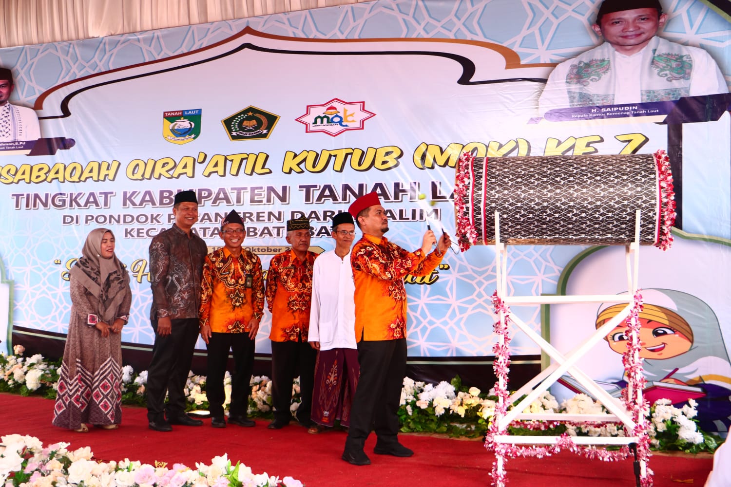 Wabup Tala Abdi Rahman Buka MQK ke-7 Tingkat Kabupaten Tanah Laut