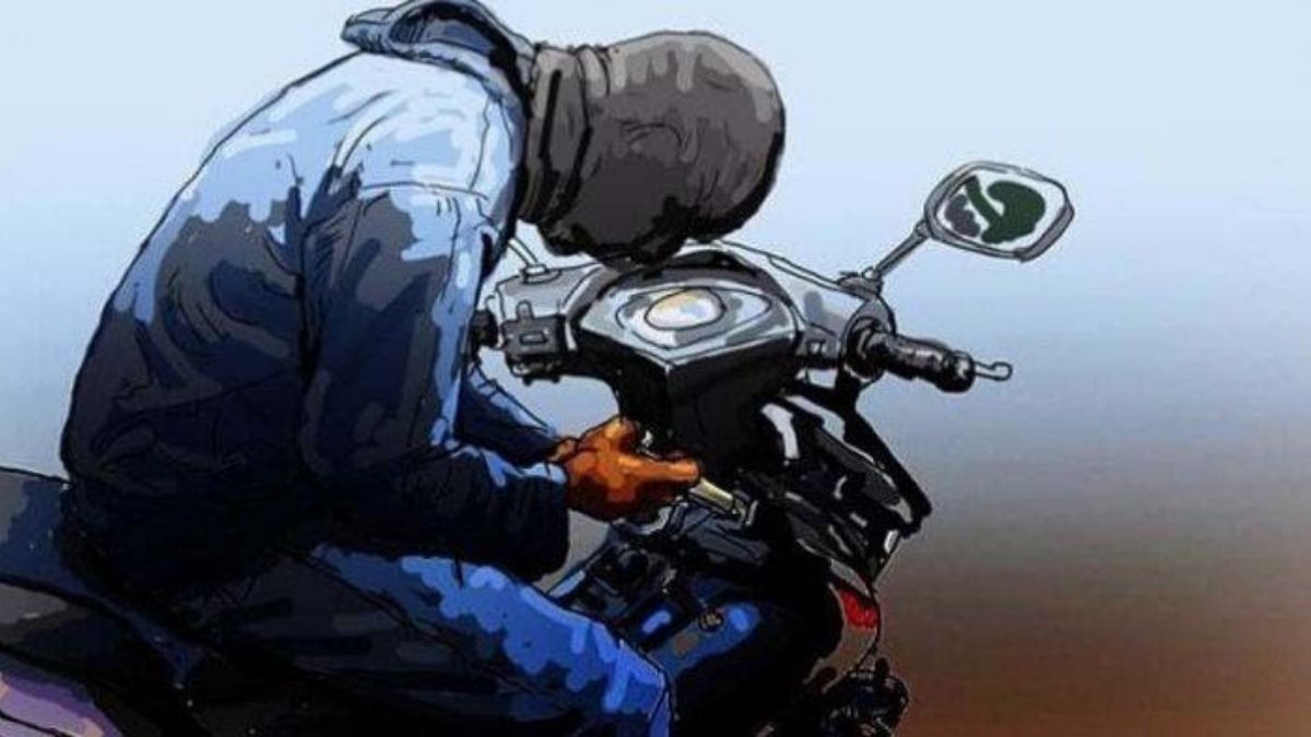 ilustrasi penggelapan motor ( Langgam Id)