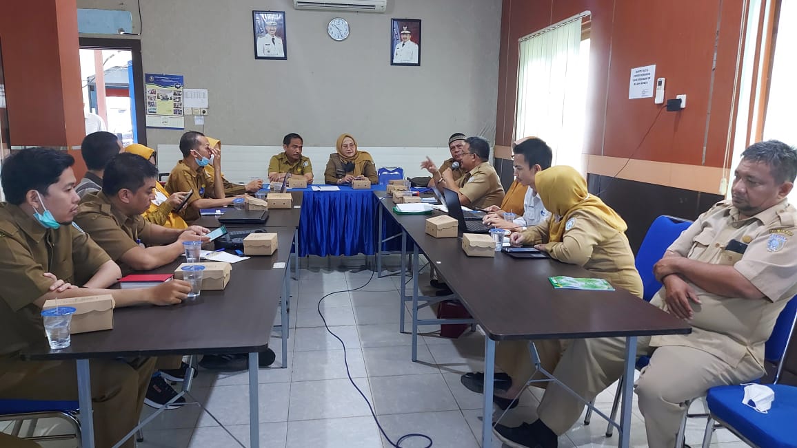 Dinas Komunikasi Informatika Statistik dan Persandian (DKISP) Kabupaten Banjar melalui Bidang Penyelenggaraan E-Government menggelar rapat Tata Kelola dan Ekosistem SPBE di Aula Cakrawala DKISP Kabupaten Banjar, Selasa (6/12/2022) pagi.