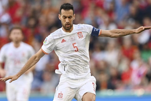 Gelandang Timnas Spanyol, Sergio Busquets (c) AP Photo