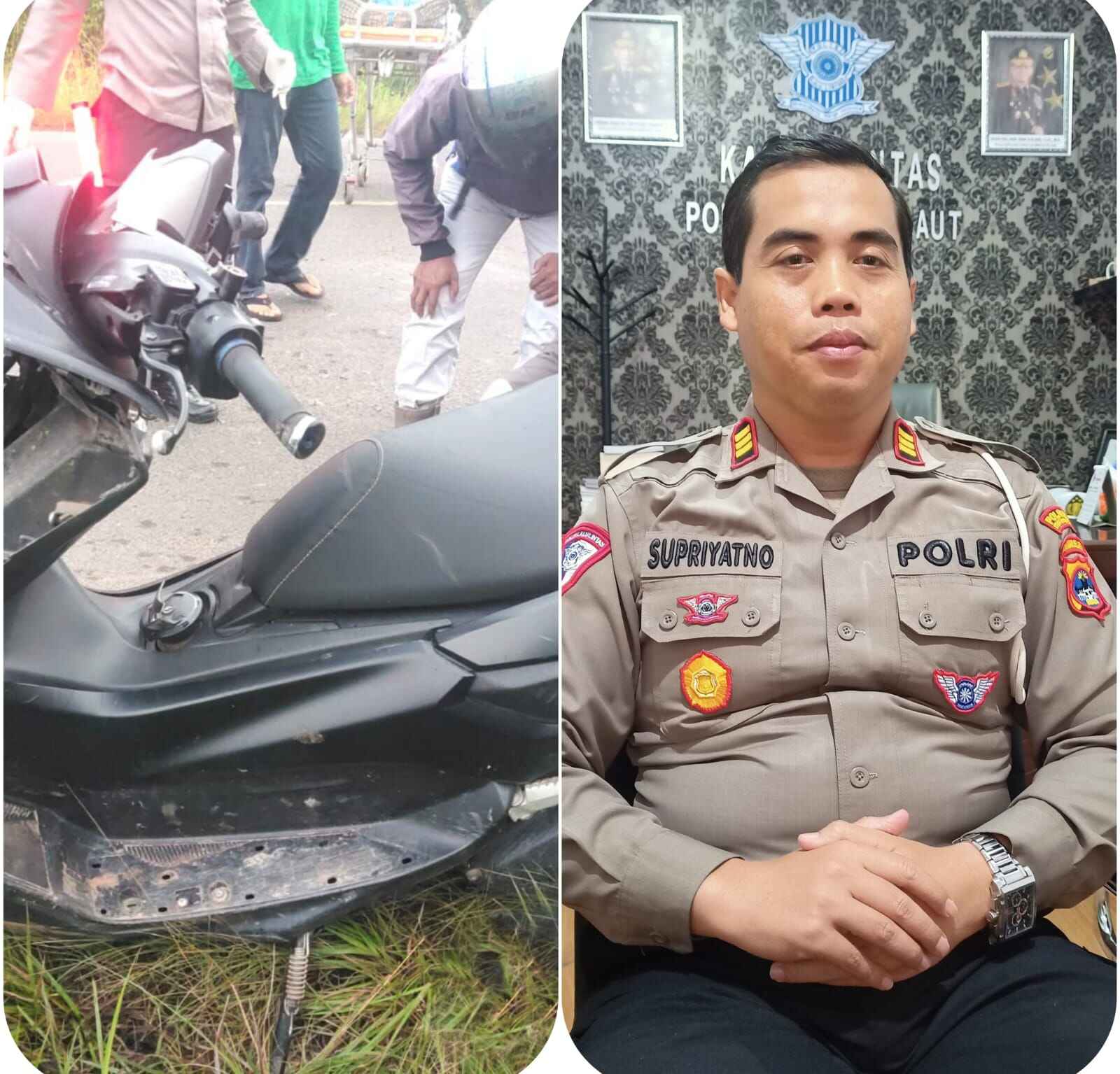 Kasat Lantas Polres Tanah Laut AKP Supriyatno. Foto: Lenterakalimantan.com/Asep Sobari