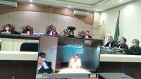 Suasana sidang kasus dugaan suap IUP OP dengan terdakwa Mardani H Maming ( Foto Istimewa/5WH1).