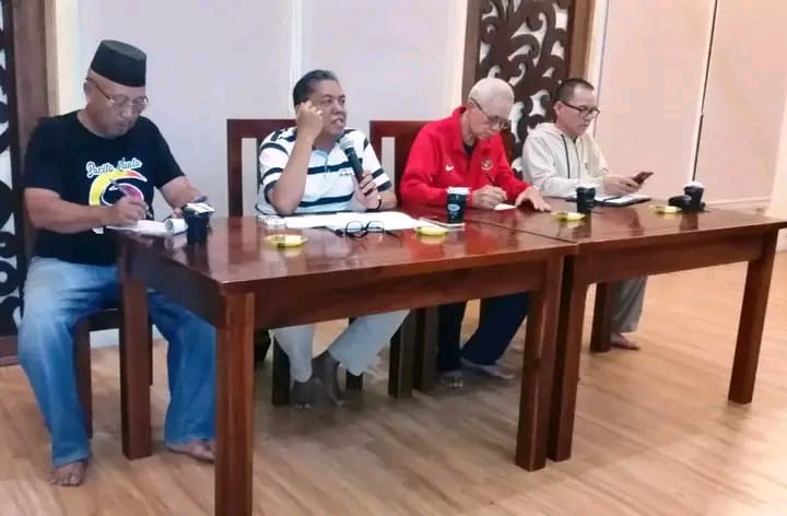 KONI Batola menggelar Rapat Koordinasi dan Konsolidasi, Minggu (15/01/2023) malam. ( Foto: Iwan/LK).