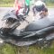 Photo/ motor korban ringsek bagian depan setelah terlibat kecelakaan dengan Kerbau. (Photo kiriman Satlantas Polres Tala)