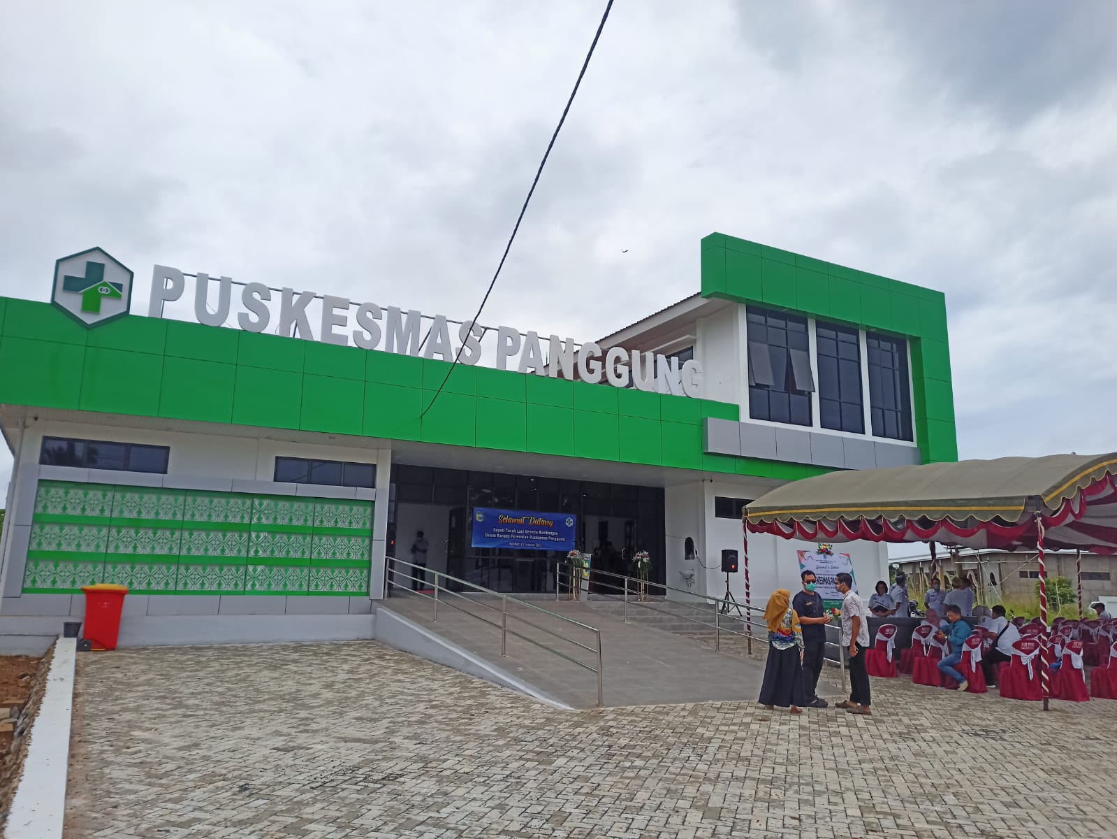 Puskesmas Desa Panggung, Kecamatan Pelaihari, Tanah Laut, yang diresmikan oleh Bupati Tala HM Sukamta, Rabu (1/2/2023). Foto: Lenterakalimantan.com/Asep Sobari