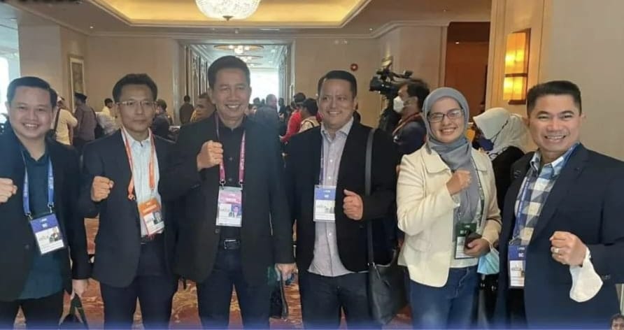 H Nadalsyah saat menghadiri Kongres Luar Biasa (KLB) PSSI 2023 yang dilaksanakan di Hotel Shangri-La Jakarta, Kamis (16/2/23). Foto: Humas Diskominfo-GR