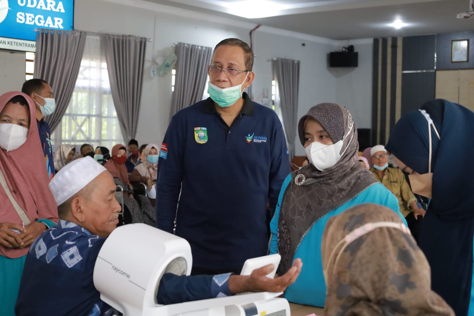 Kegiatan pemeriksaan kesehatan jemaah haji tahun 2023. Foto-Dok. Diskominfo for lenterakalimantan.com