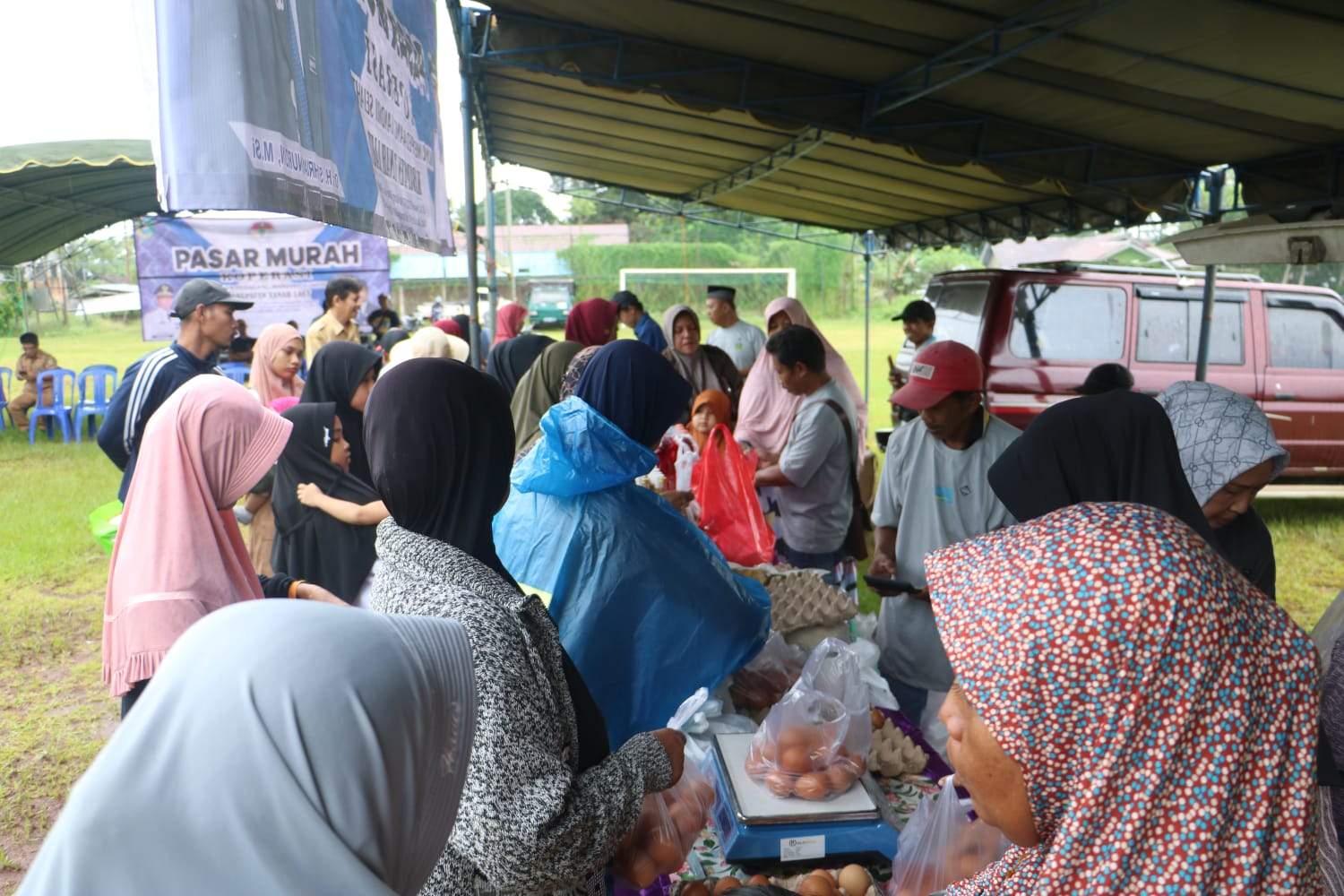 Kegiatan pasar murah. Foto: Dok. Diskominfo for lenterakalimantan.com
