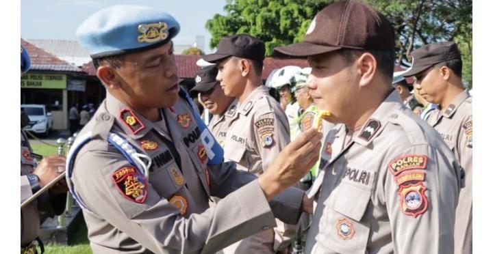 Dalam rangka Penegakan Ketertiban Disiplin (Gaktibplin), Tim Subbidprovos Bidpropam Polda Kalsel lakukan kunjungan ke Polres Banjar, Rabu (5/4/2023) pagi. Foto-Ist