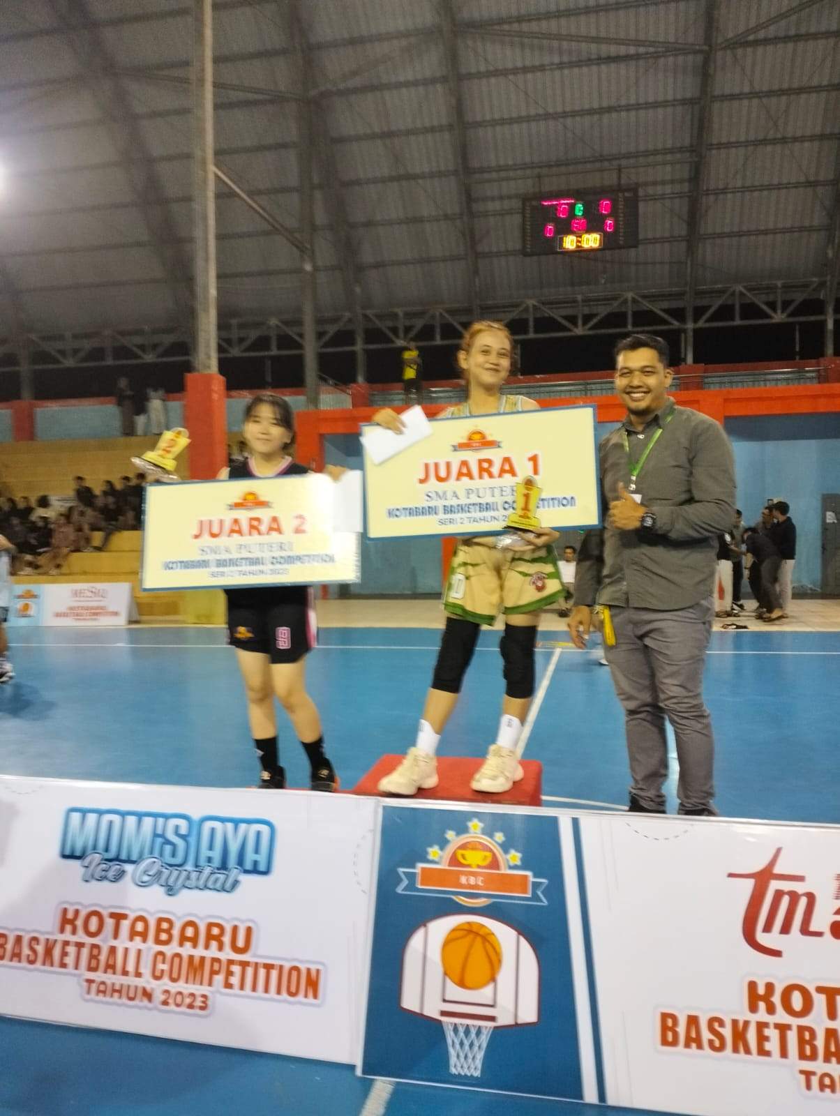 Bertempat di Indoor Basket Bamega Perbasi mengadakan Kotabaru Basket Competiton 2023 (KBC ) Seri ke 2 berlangsung dari 25 - 27 Mei 2023. Foto: Perbasi Kotabaru