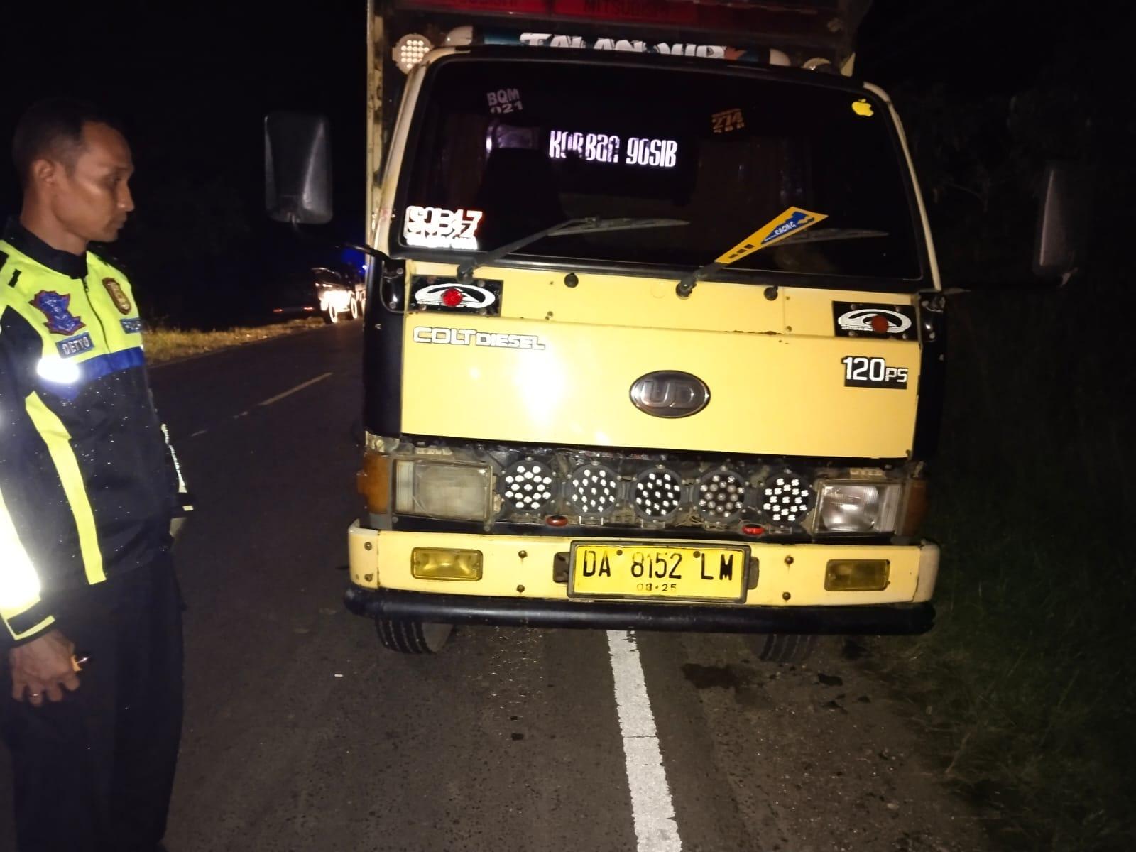 mobil yang terlibat kecelakaan di Jorong Tanah Laut. Foto : Dok. Satlantas Polres Tala for LK