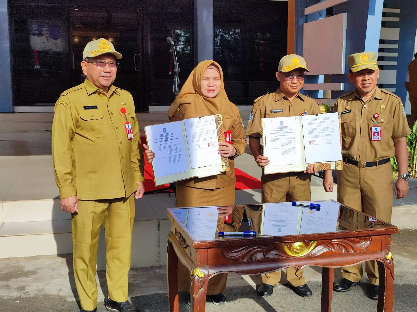 upati Banjar H Saidi Mansyur melalui Asisten Administrasi Umum Rahmad Dhani mengingatkan kepada seluruh ASN untuk menjaga netralitas yang merupakan kunci utama dalam menjalankan tugas dan tanggung jawab sebagai pelayan masyarakat. Foto: Diskominfo Banjar