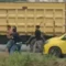 Pengeroyokan tiga lawan satu di depan SPBU Sungai Tabuk. Sumber : Screenshoot Video Amatir for lenterakalimantan.com 5W 1H