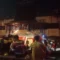 Bangunan lantai dua Hotel Harum Manis mendadak terbakar, Selasa (25/7/2023) malam. Sumber : Rescue 911 for lenterakalimantan.com 5W 1H