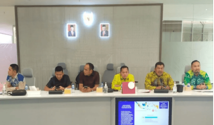 Anggota DPRD Kotabaru saat berkunjung ke Kementerian Kominfo.