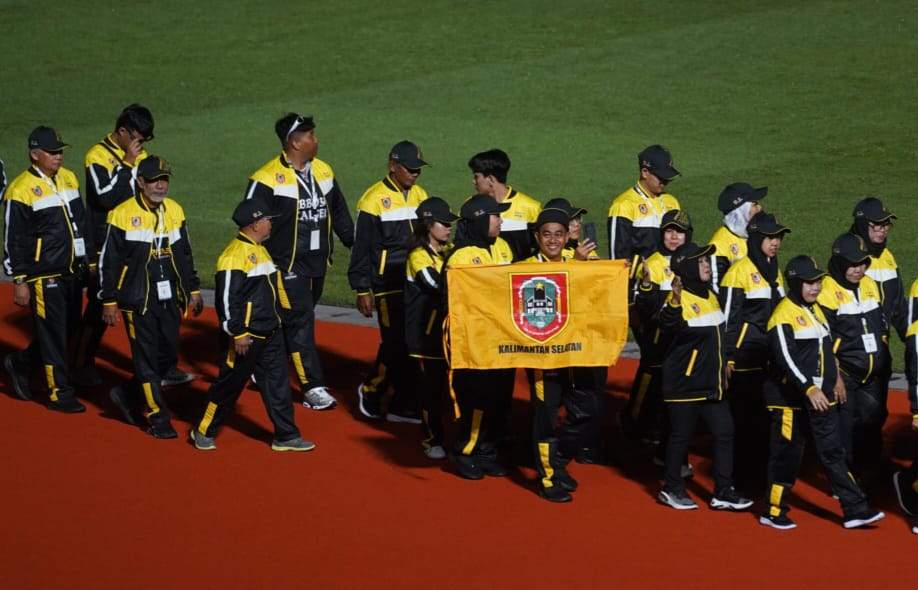 Kontingen Provinsi Kalsel. Foto : Donny Sophandi