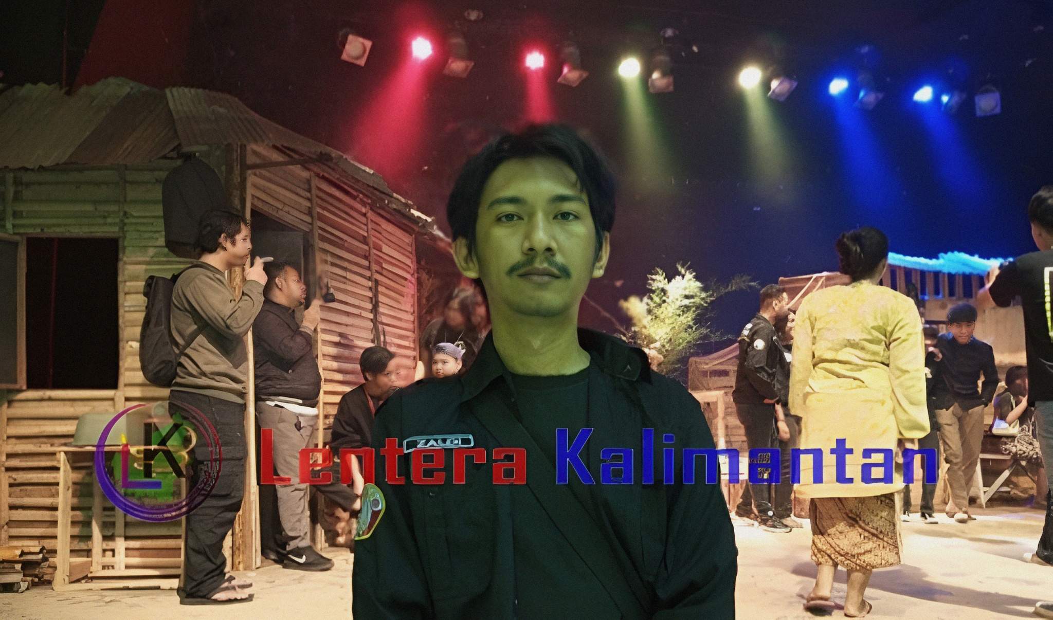 Sutradara teater Malam Jahanam, Muhammad Rizaldi dari Yayasan Sanggar Budaya Kalimantan Selatan. Foto: Arsyad/lenterakalimantan.com