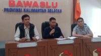 Bawaslu Kalimantan Selatan gelar rapat pleno terkait Kadisdikbud Kalsel yang melanggar Netralisasi ASN. Foto: Bawaslu Kalsel for LK