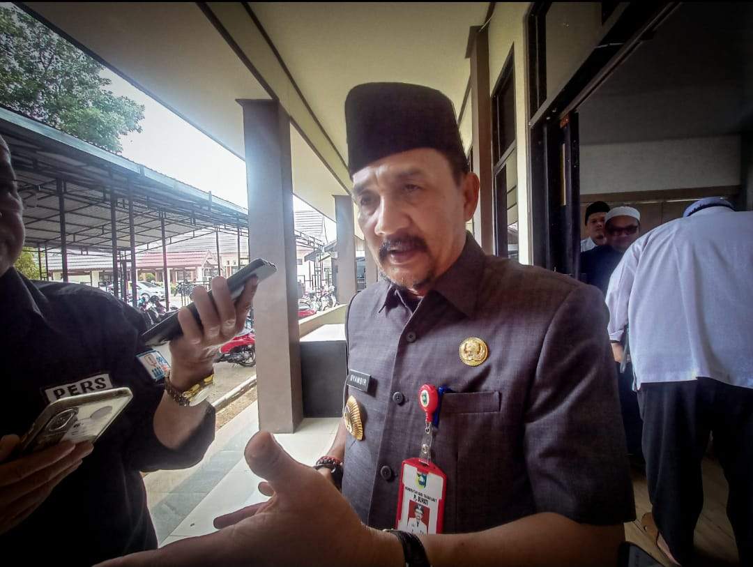 Pj Bupati Tala H Syamsir Rahman. Foto: Asep/lenterakalimantan.com