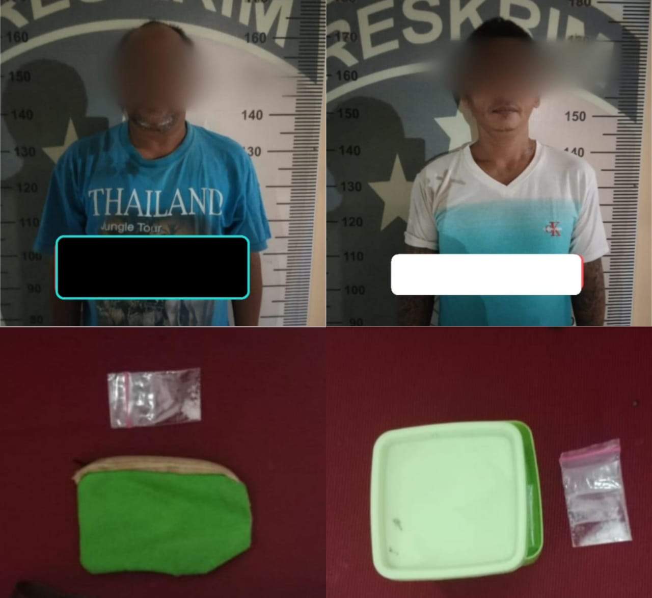 Dua Penjaga Malam Jual Sabu di Ringkus Polisi. Foto: Dok. Polsek Banjarmasin Selatan