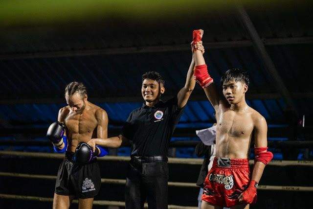 Siswa Madrasah Aliyah Darussalam (MAD) Awayan, Muhammad Dian Sidik Juara 1 pada Kejuaraan Muay Thai Tingkat Internasional 2023. Foto: MC Balangan