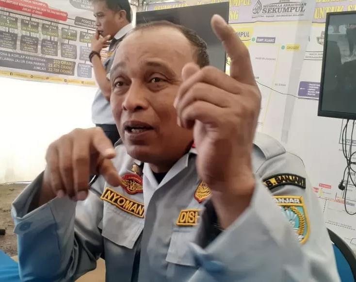 Kepala Dushub Kabupaten Banjar, I Gusti Nyoman Yudiana,