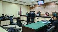 Suasana sidang Peninjauan Kembali (PK) di Pengadilan Tipikor Banjarmasin.