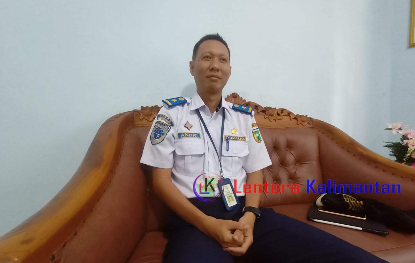 Plt Kabid Lalulintas Angkutan Andri Trianto Cahyono. Foto: dok. Asep/lenterakalimantan.com