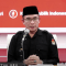 Ketua KPU RI, Hasyim Asy'ari saat Rapat Pleno Terbuka Penetapan Hasil Pemilihan Umum 2024 yang disiarkan langsung melalui kanal YouTube KPU. Foto: Yt KPU