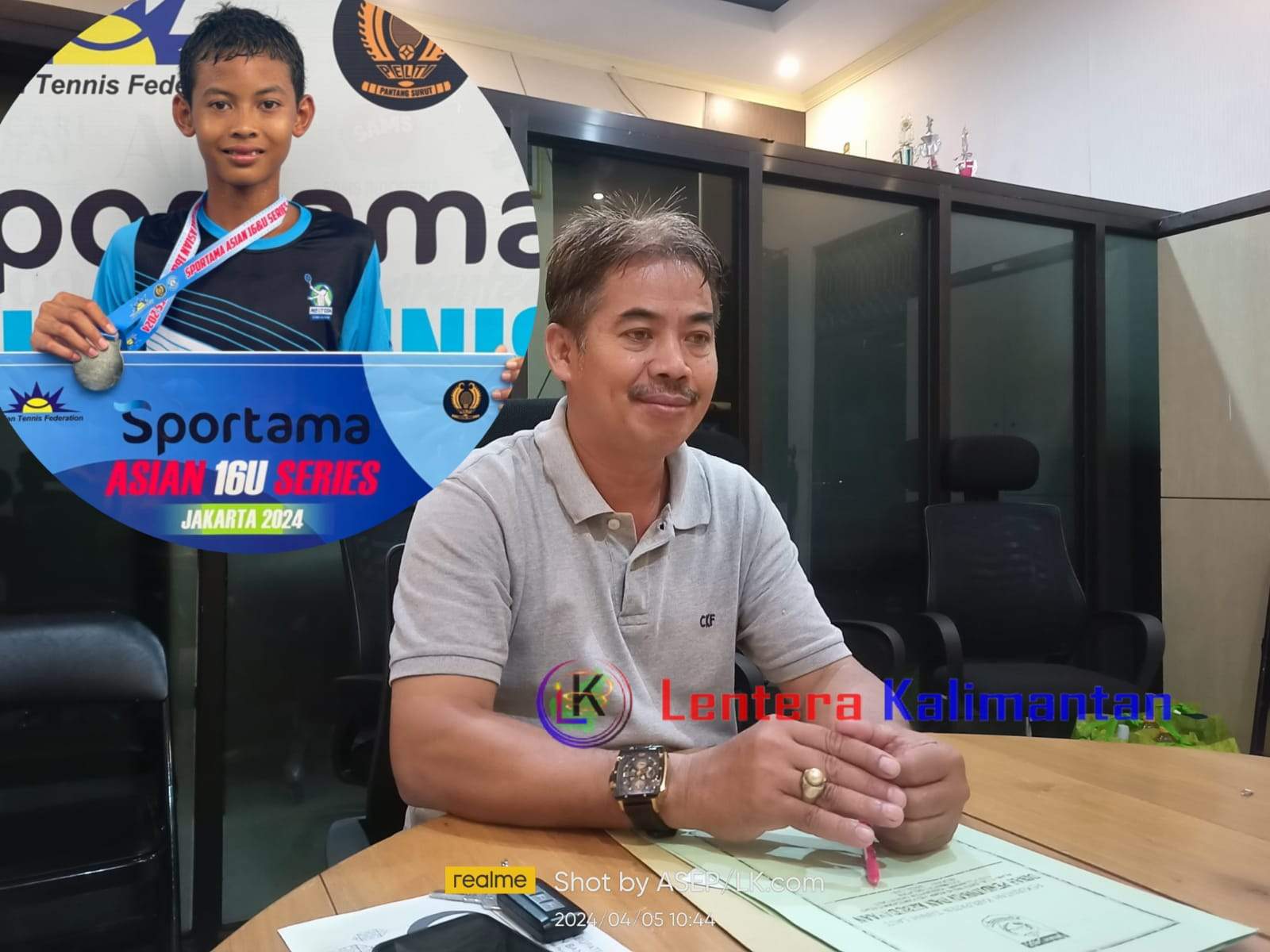 Kepala Dinas Pendidikan dan Kebudayaan Tala Abdilah. Foto; Dok. Asep/lenterakalimantan.com